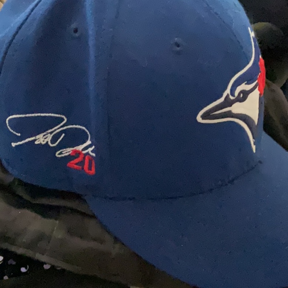 ***Toronto Blue Jays MATCHING HAT
& AUTHENTIC Donaldson jersey 2015 postseason - Picture 2 of 6